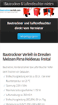Mobile Screenshot of bautrocknerverleih.com